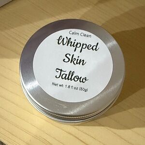 Hand Crafted Silver Whipped Skin Tallow